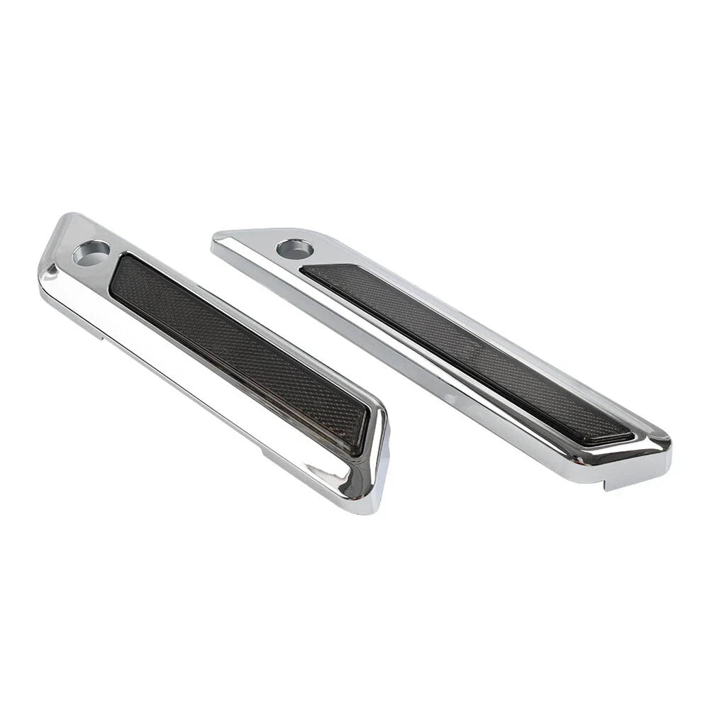 Saddle Bag Hinge Latch Covers for Harley Touring Electra Glide Road King (14-23)