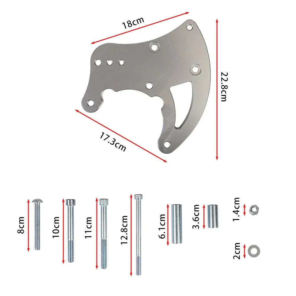 Aluminum AC Bracket for GM R4 Compressor Vortec Engines (1988-2013)