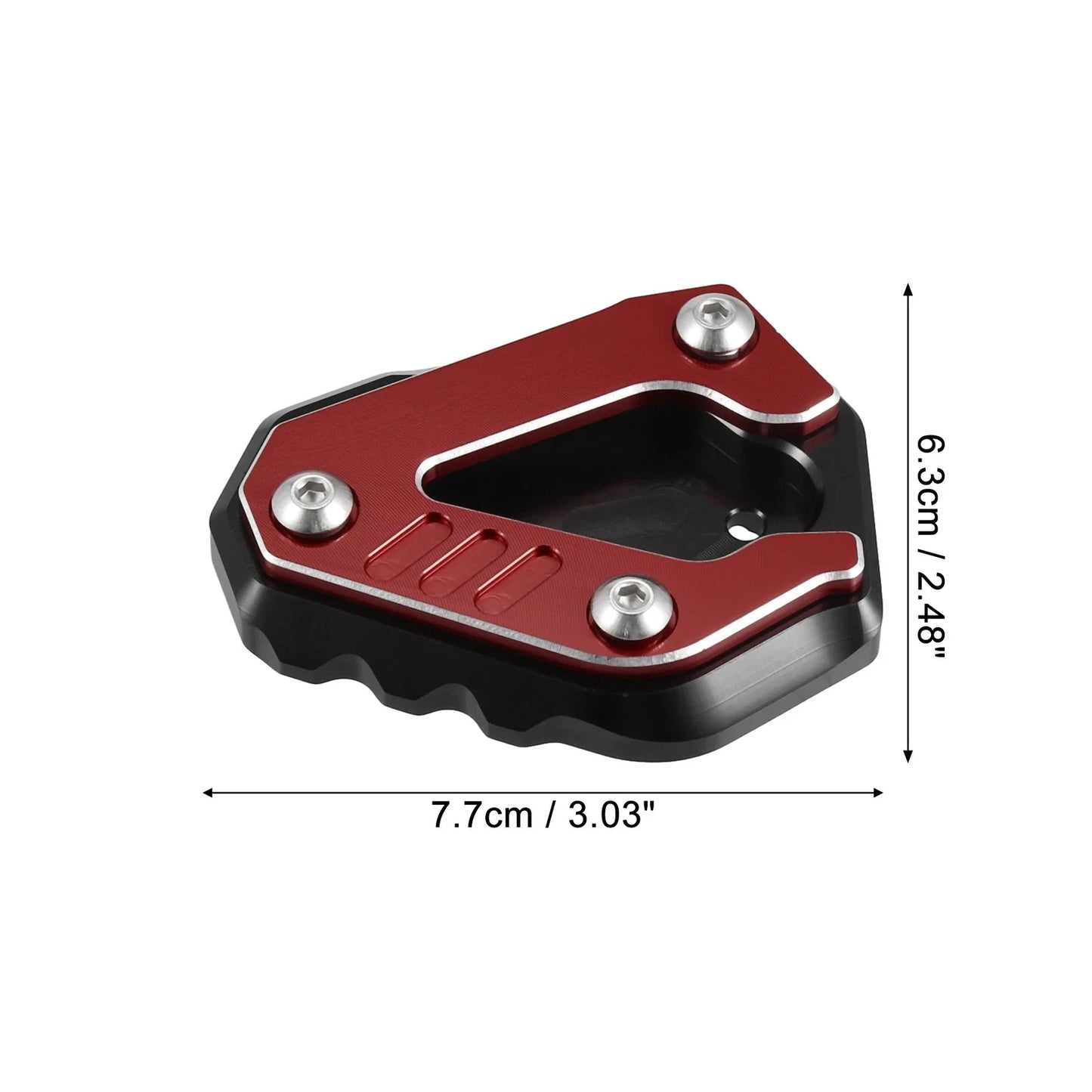 1 Set Aluminum Alloy Motorcycle Kickstand Pad for BMW S1000RR (2019-2023)