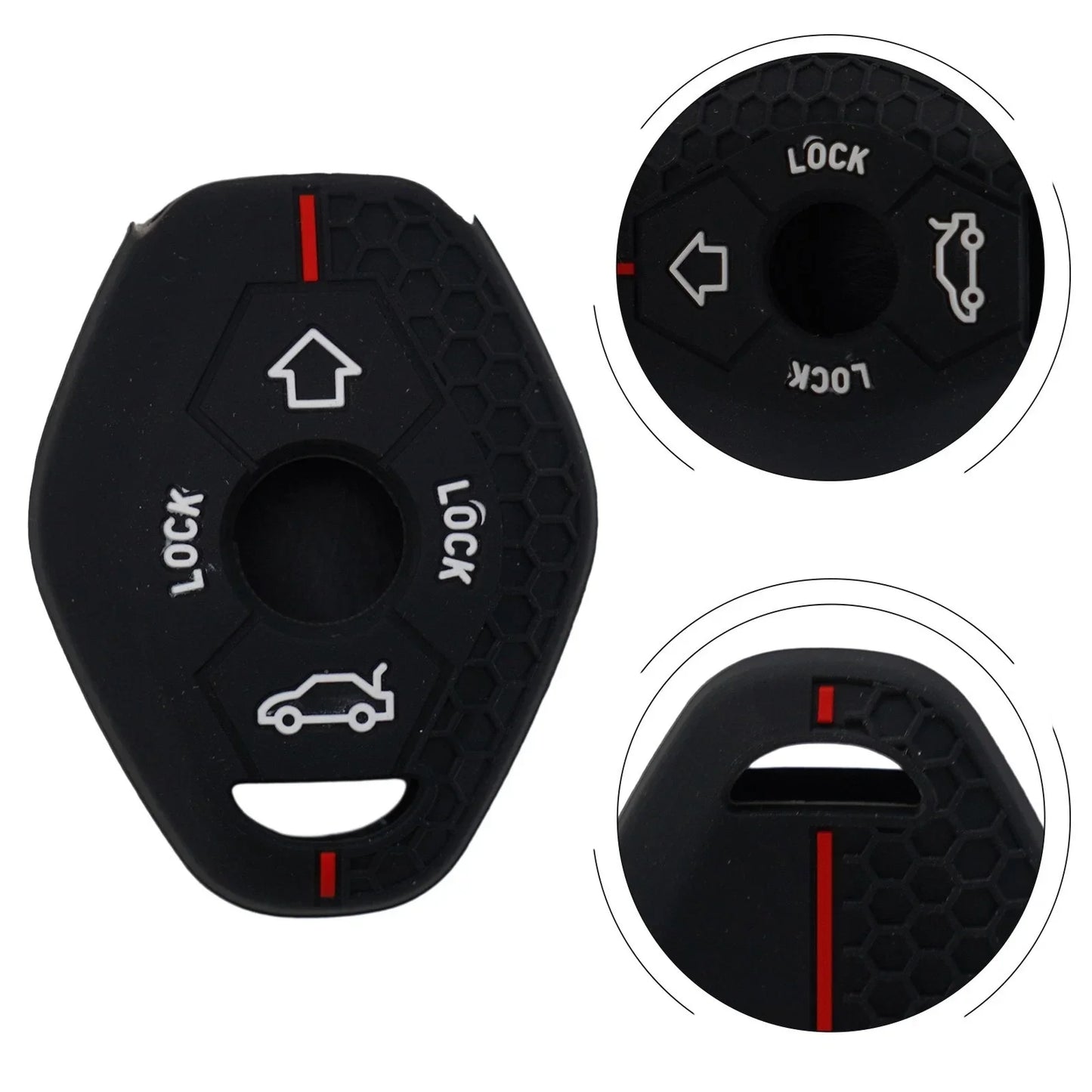 Key Cover for Car Black Signal-friendly