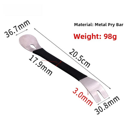 Metal U-Shaped Crowbar Tool for Car Audio Dash and Interior Panel Removal