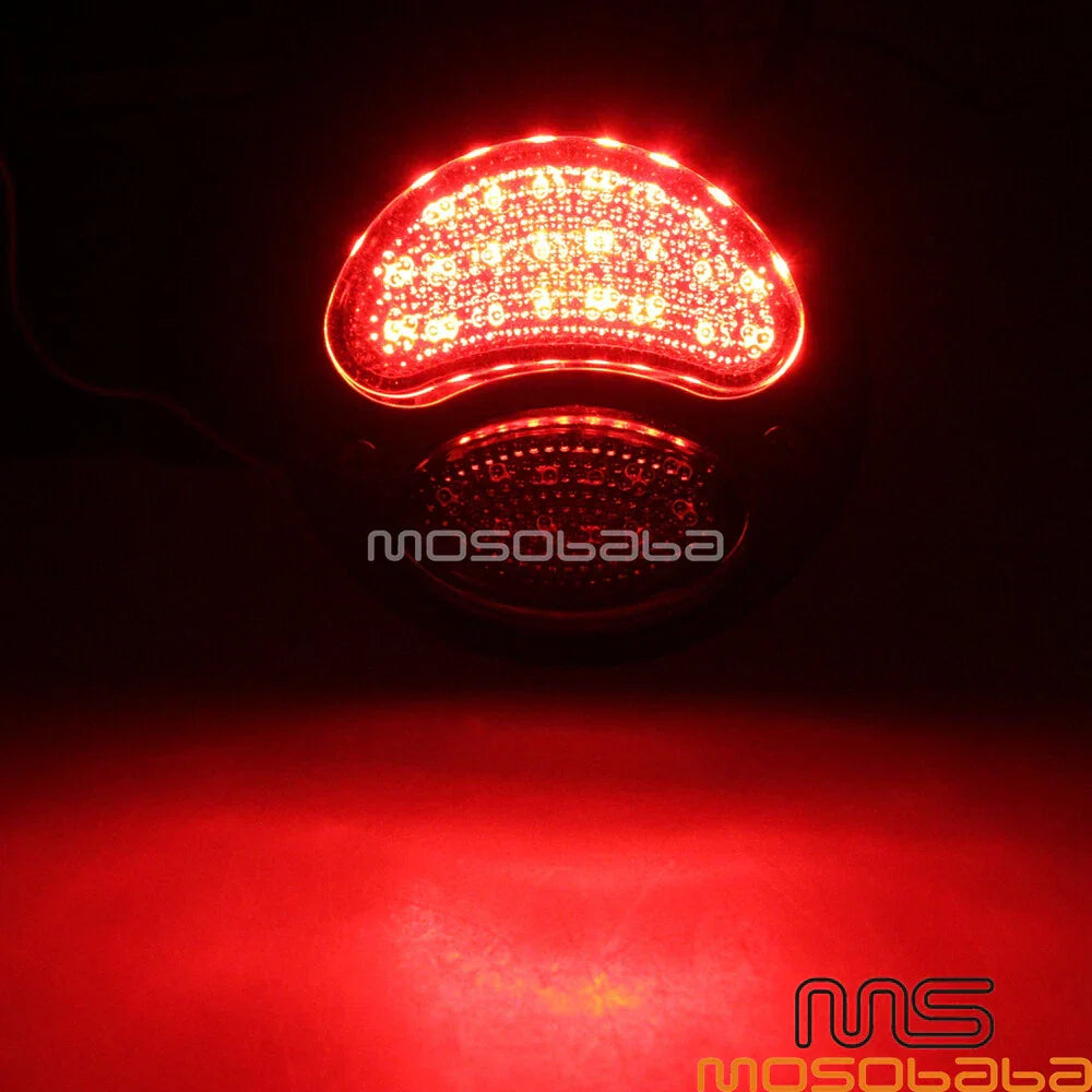 Integrated Taillight Rear Brake Stop Lights for Harley Cafe Racer