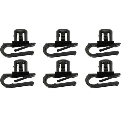 6 x Front Bumper Mesh Grille Fastener Clips for Mercedes-Benz C230 (2003-2007)