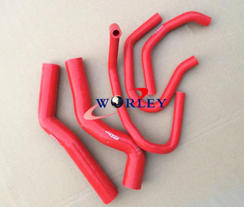Red Silicone Radiator Heater Hose for Toyota Prado KZJ120 3.0TDi (2003-2007)