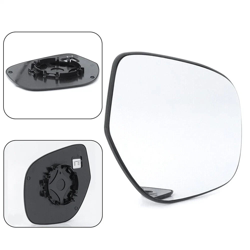 Heated Right Side Mirror Glass w/ Backing Plate for 2014-20 Mitsubishi Outlander