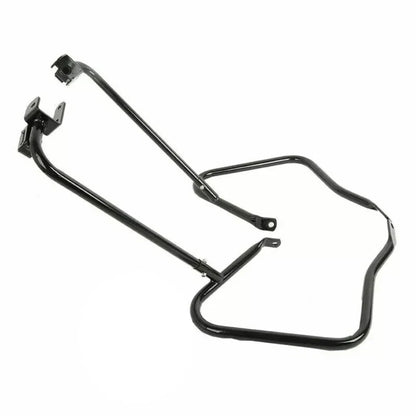 Black Saddlebag Luggage Bracket Guard for Harley Road Glide (2014-2023)
