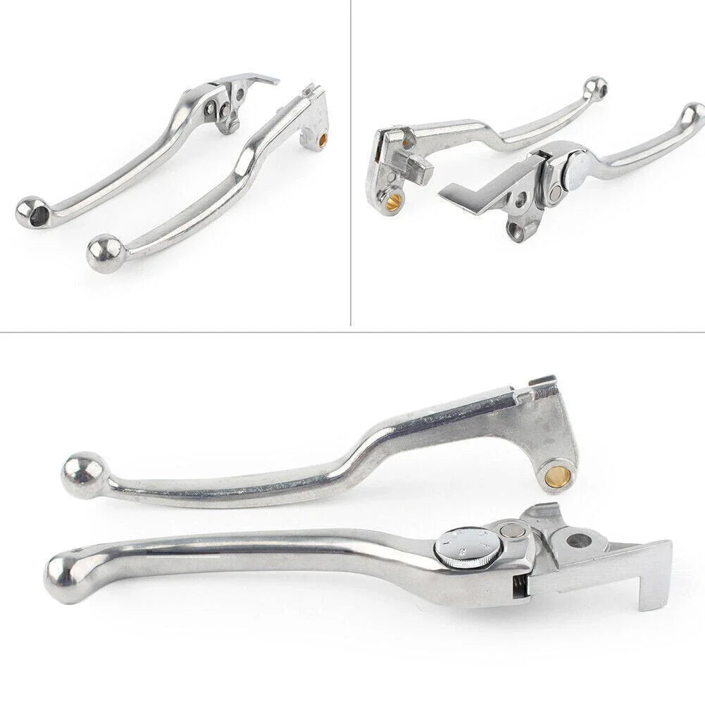 Chrome Aluminum Brake Clutch Levers for Yamaha FZ1 FZ6 FZ8 (2001-2005)