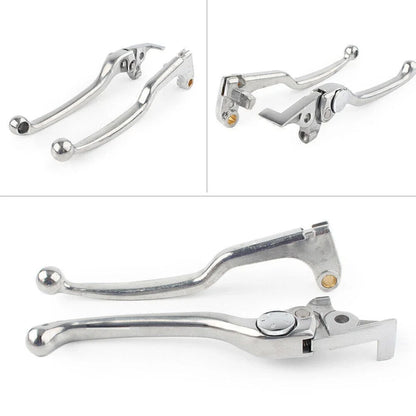Chrome Aluminum Brake Clutch Levers for Yamaha FZ1 FZ6 FZ8 (2001-2005)