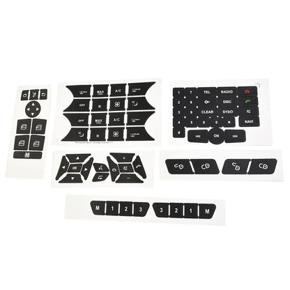 Button Stickers Front Radio Repair Steering Steel for Car