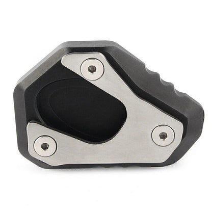 Black Side Stand Kickstand Foot Plate Pad for Kawasaki ER-6F/ER-6N (2013-2017)