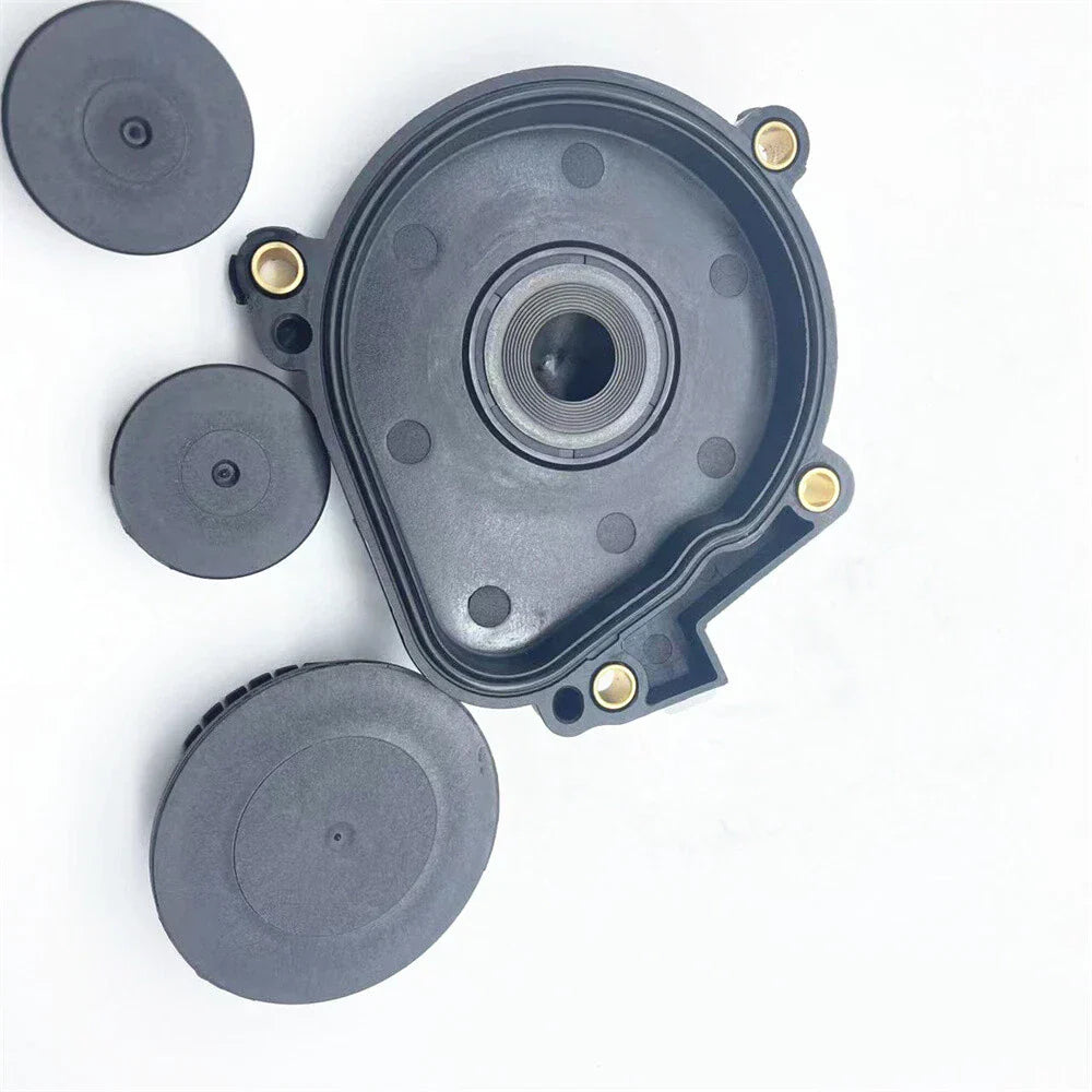 Oil Separator Crankcase Vent Valve Breather Cover & Plug for Benz