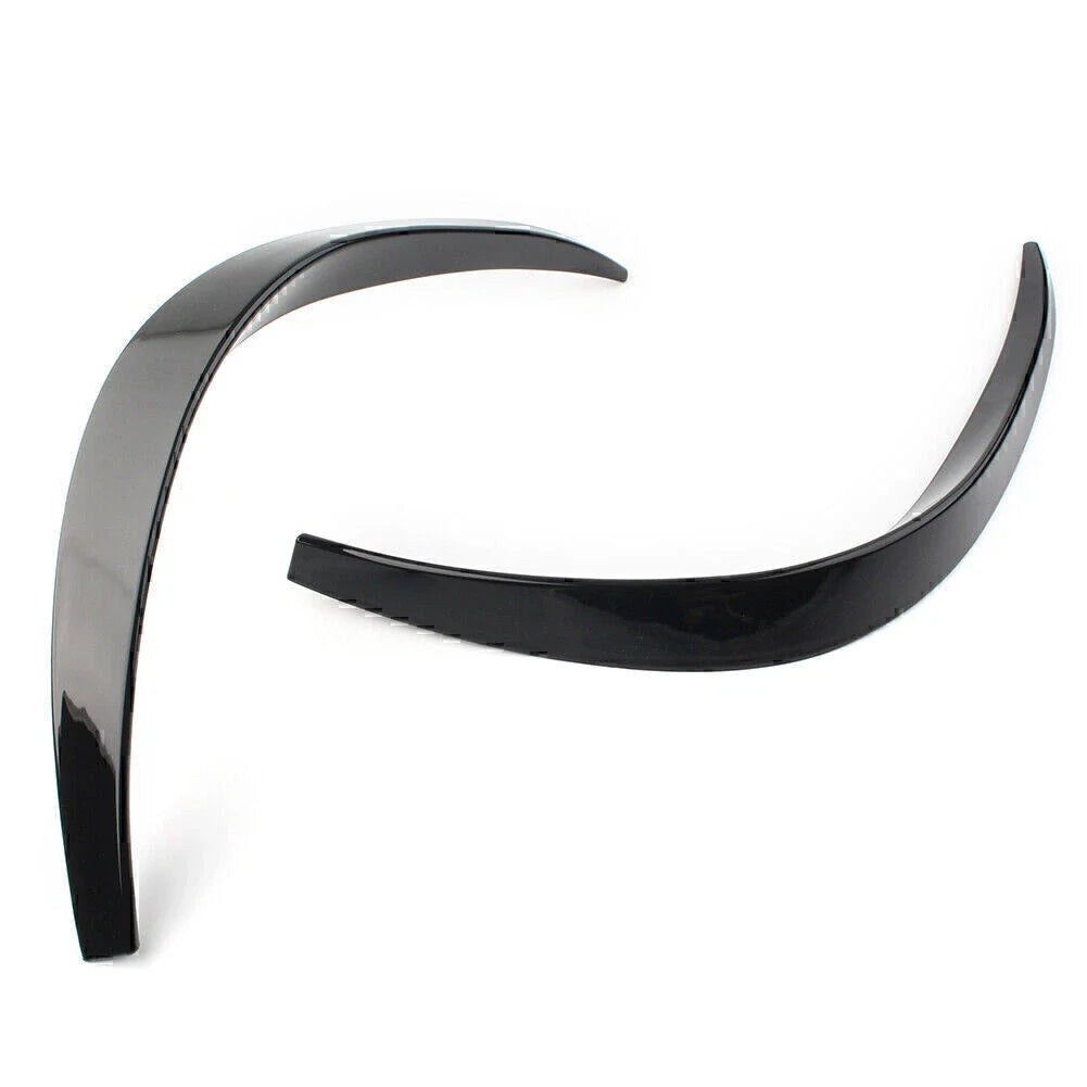 Black Front Bumper Splitter Spoiler Canard for Mercedes A-Class A260 (2019-2023)