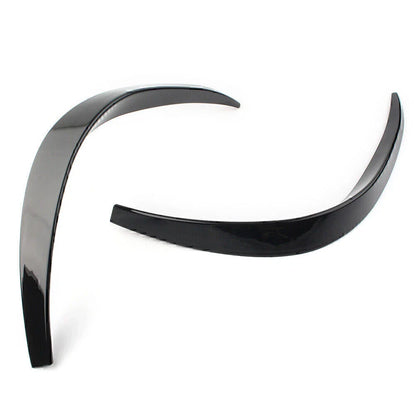 Black Front Bumper Splitter Spoiler Canard for Mercedes A-Class A260 (2019-2023)