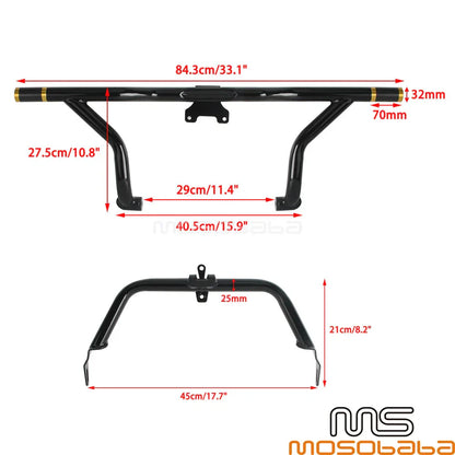 Highway Crash Bar for Harley Road Glide Custom FLTRX, Special FLTRXS, Ultra FLTRU (2015-2023)
