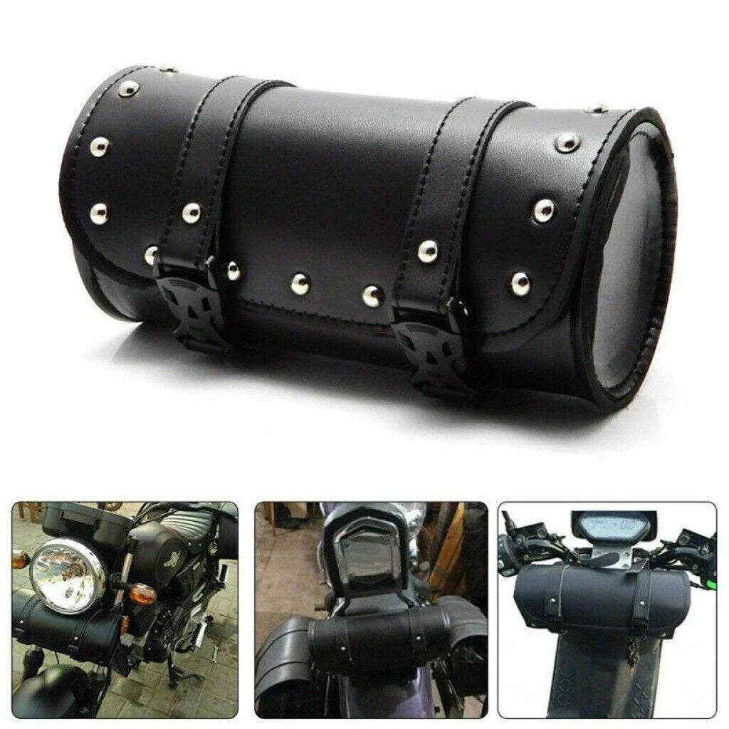 Fork Bag Saddlebag for Motorcycle Handlebar Cruiser Bar