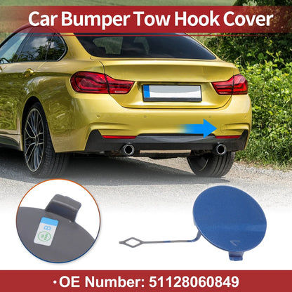 Tow Hook Cover for BMW 428i Blue (2014-2016) 1 Pcs