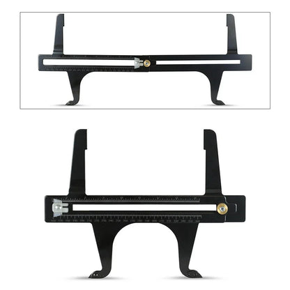 Dual Scale Brake Measuring Tool for Rear Drum Brake Shoe Use