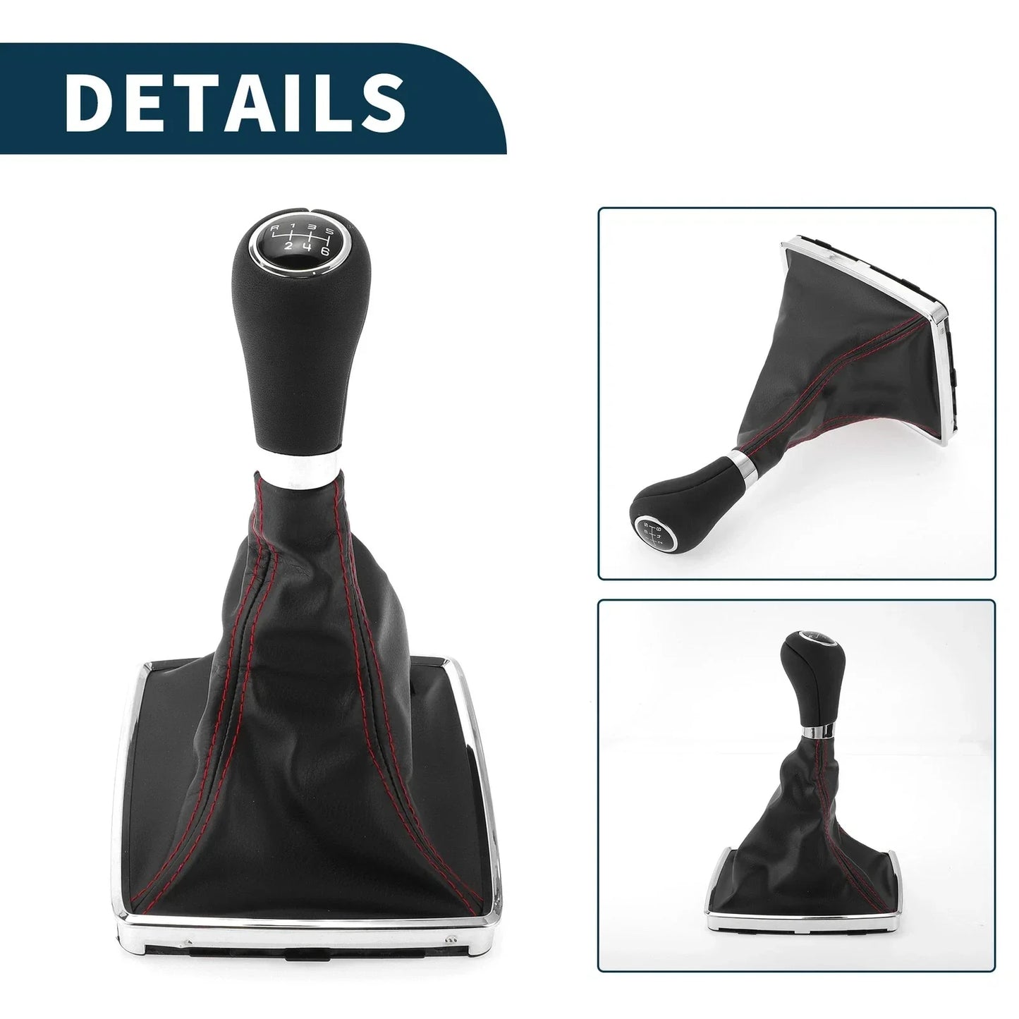 6 Speed Manual Gear Shifter Knob & Cover for Mercedes-Benz C-Class (2001-2007)