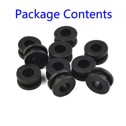 10 x Universal-Motorcycle Rubber Grommet Mount Set Side Cover Fender Accessory