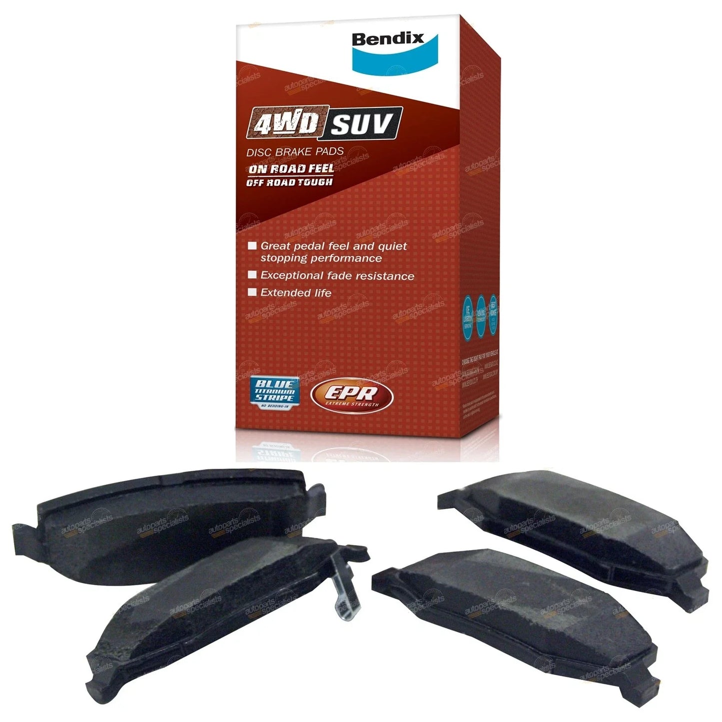 4WD Rear Disc Brake Pad Set for Dodge Nitro (2007-2012)