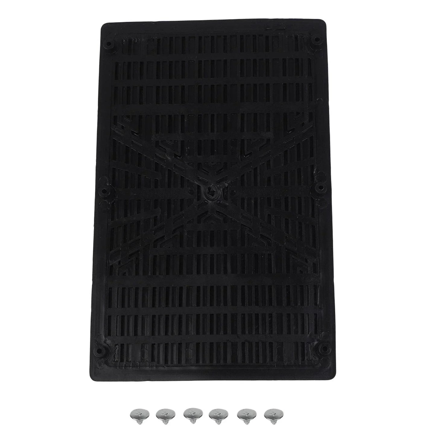 Beige PVC Car Foot Carpet Pad Heel Mat Pedal Patch Cover