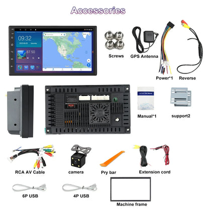 6+128GB Apple CarPlay Android Auto Head Unit for Nissan X-Trail (2001-2007)