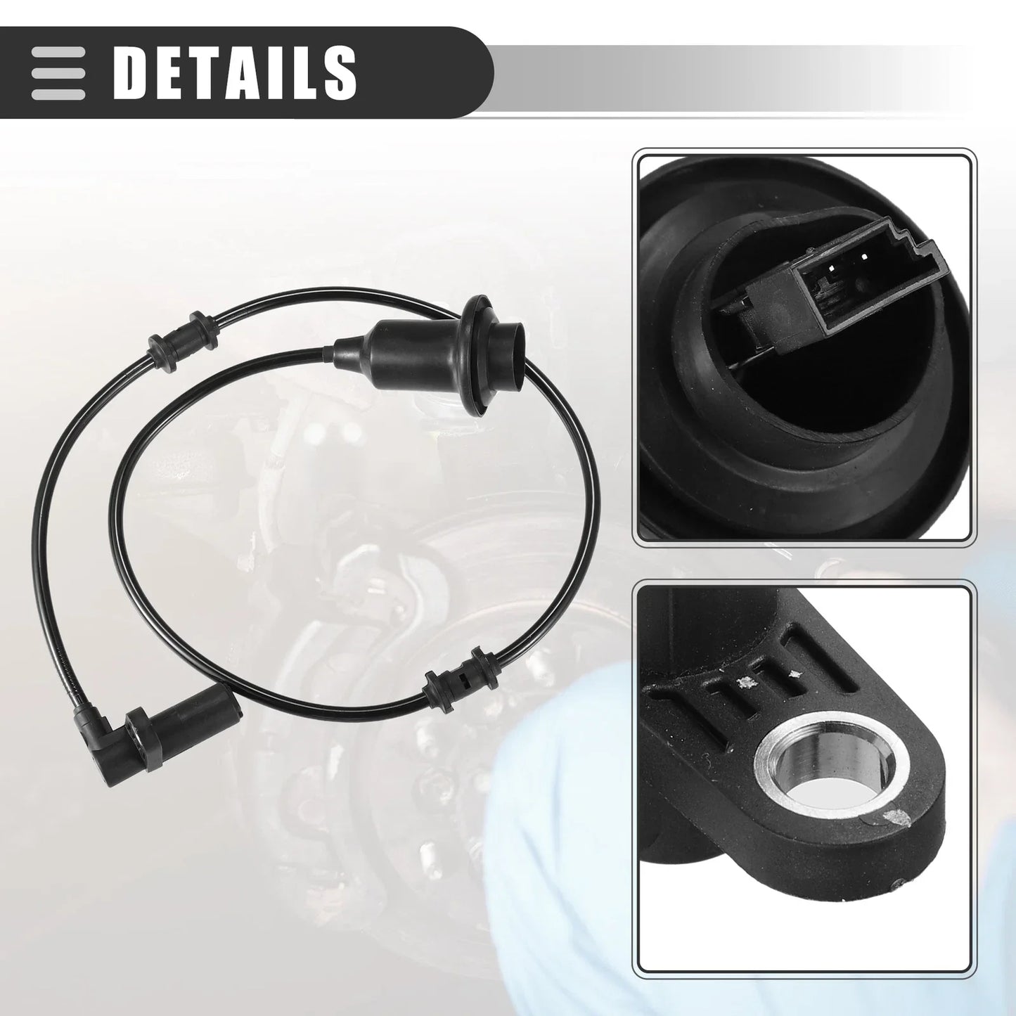 Rear Left ABS Wheel Speed Sensor for Mercedes-Benz CL500 (2000-2006)