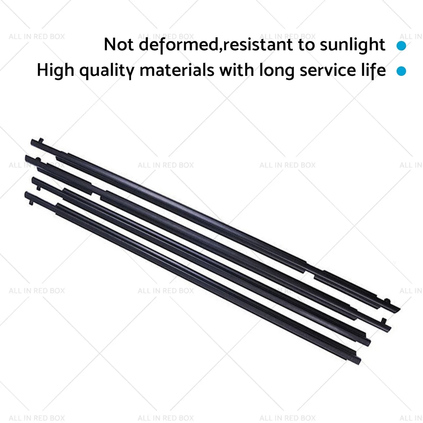 4 x Weatherstrip Trim Seal Strips for Toyota RAV4 (2009-2012)