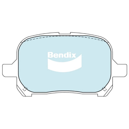 GCT Front Disc Brake Pads Set for Toyota Camry (1997–2002)