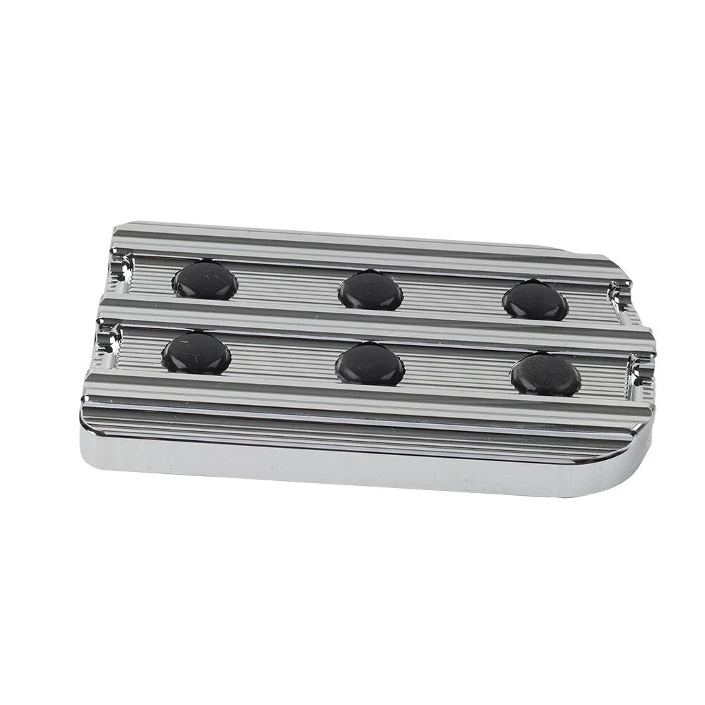 Chrome Large Brake Pedal Pad for Harley Touring Street Road Glide Softail (2014-2023)
