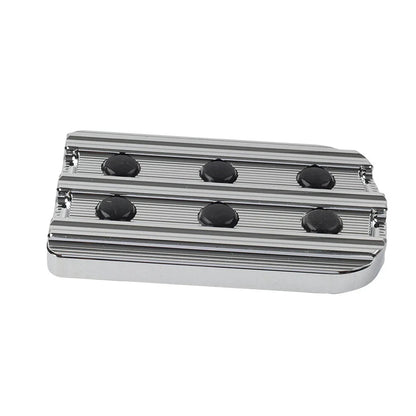Chrome Large Brake Pedal Pad for Harley Touring Street Road Glide Softail (2014-2023)