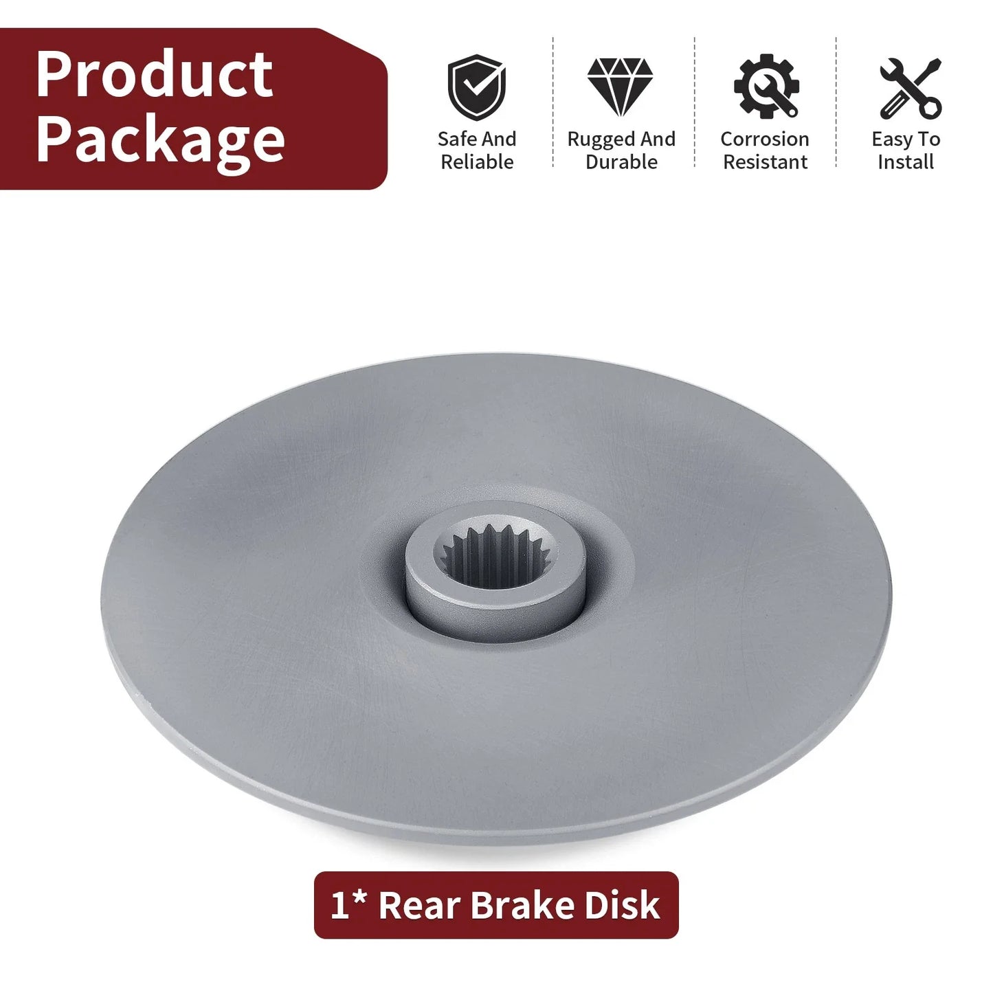 Rear Brake Disk Rotor for Polaris Trail Boss Scrambler 250
