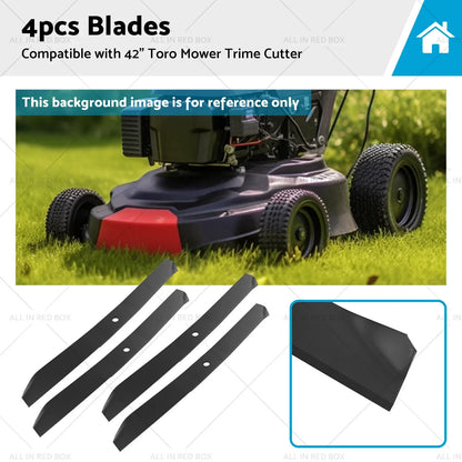 4 x Blade for 42" Toro Z420 Mower Trimmer Cutter