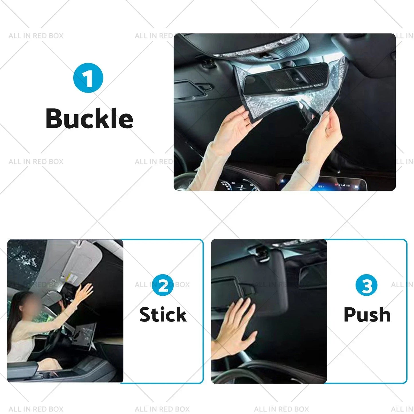 6 Layer Thick WindScreen SunShade for Leapmotor C10 (2024-2025) UV Protection