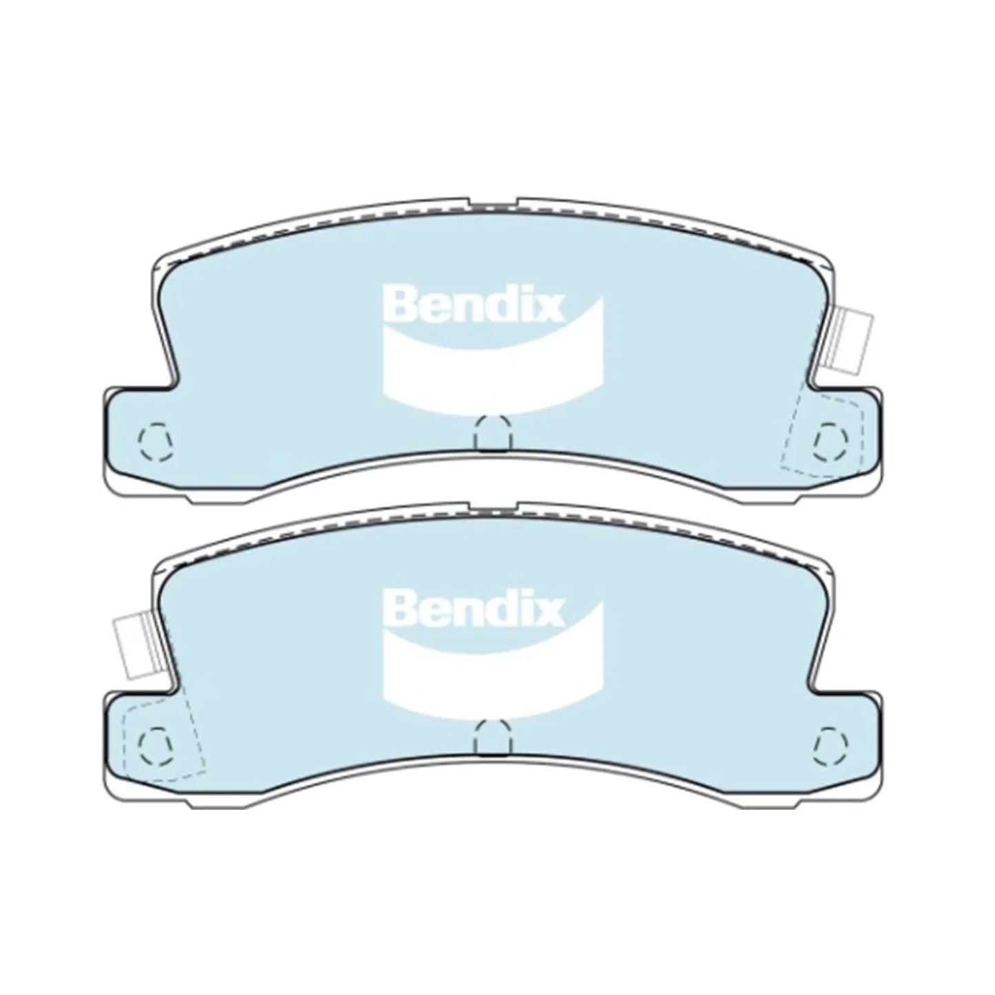 Rear Brake Pad Set for Toyota Corolla (1983–2001)
