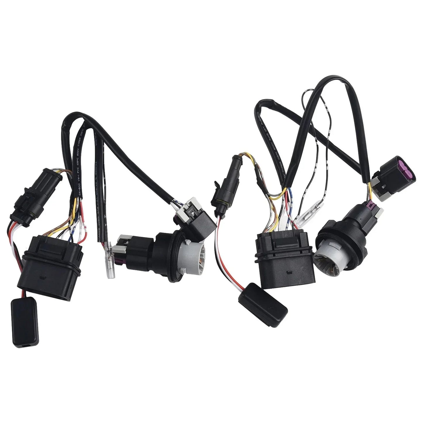 2 x Headlights Conversion Wire for Ram 1500/2500 for Ram 1500/3500 Black