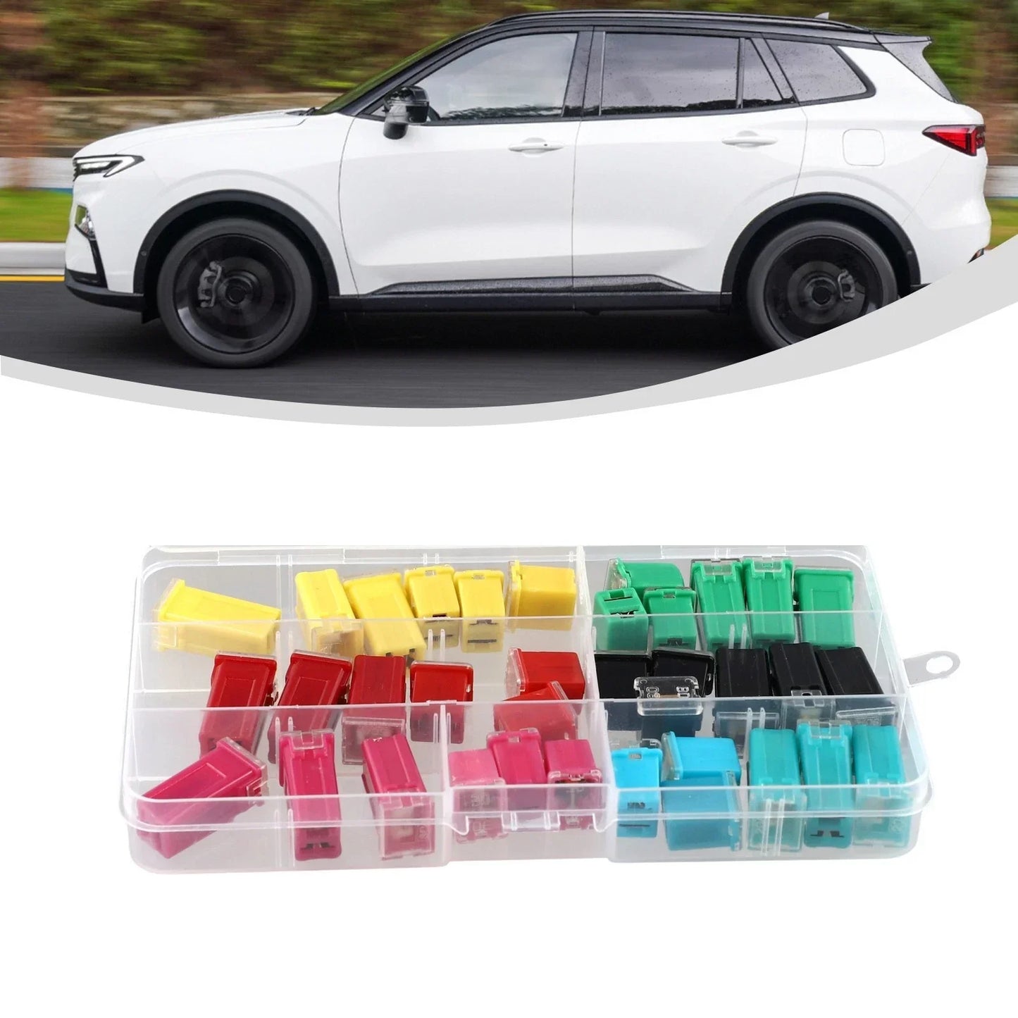 Car Fuse 36pcs Fuses High/Low Profile Wide Range for Car