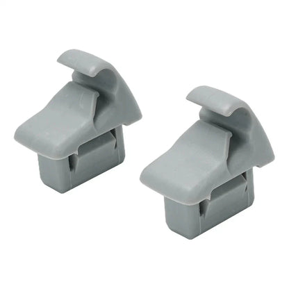 Car Sun Visor Holder Clips Grey for Mitsubishi Lancer, Outlander, ASX, Evolution