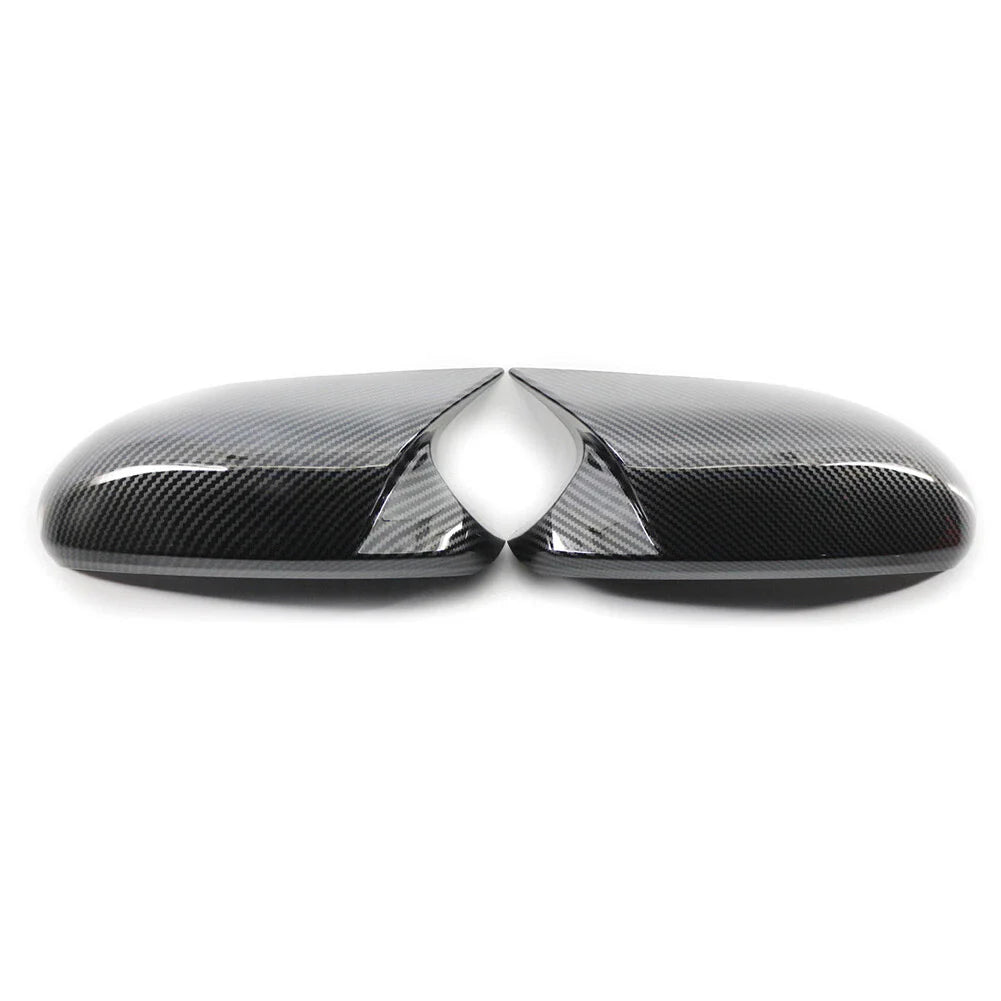 Gloss Black Rearview Mirror Cover Caps for BMW E81 E82 E87 E88 E90 E91 E92 (2007-2013)