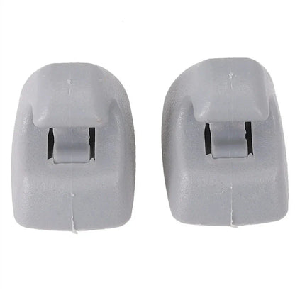 Gray Sun Visor Hook Clips for Buick Verano, Chevrolet Cruze, Sonic (2012-2017)