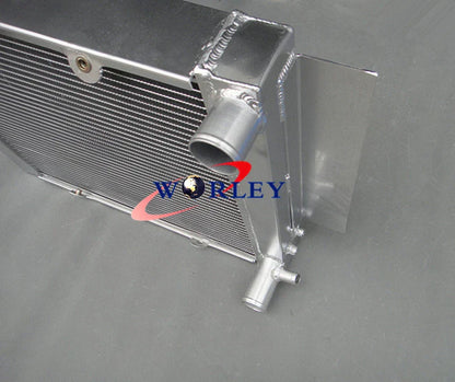 Aluminum Radiator & Fans for Mazda RX2 RX3 RX4 RX5 RX7 (1970-1985)