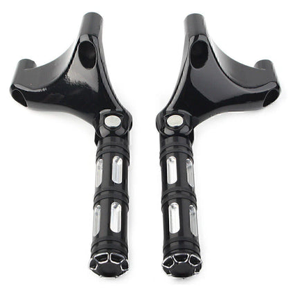Black Rear Passenger Footrest Peg Mount for Harley Sportster XL883 XL1200 (2004-2013)