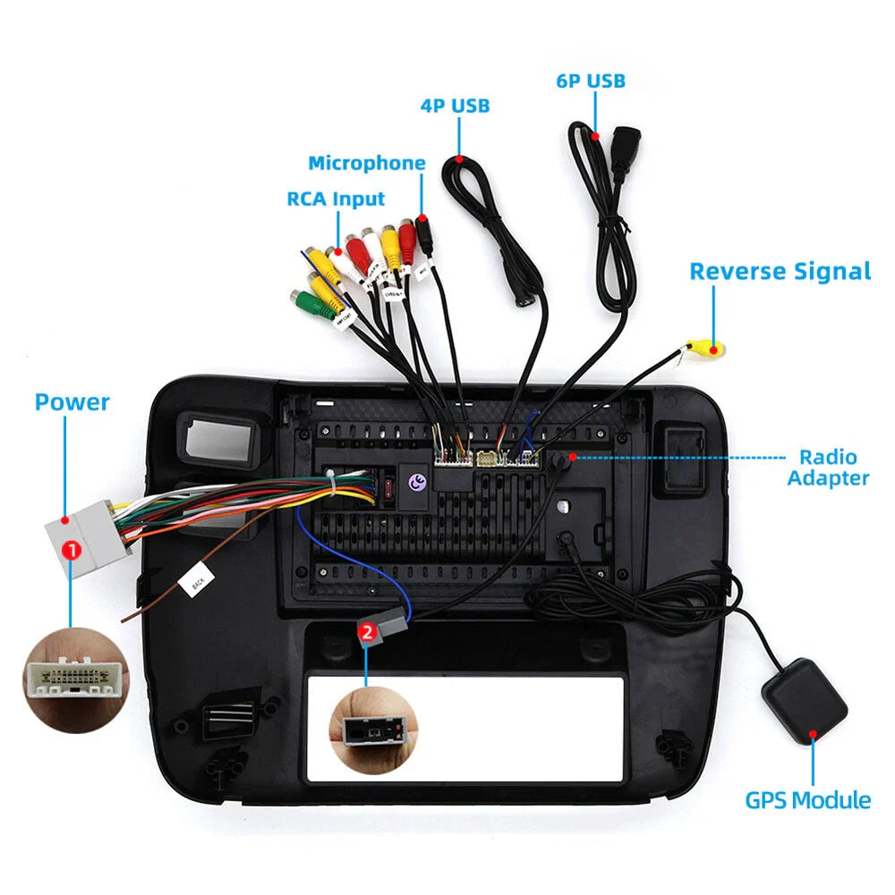 9'' Android Wireless Carplay GPS for Nissan Patrol (1997-2009)