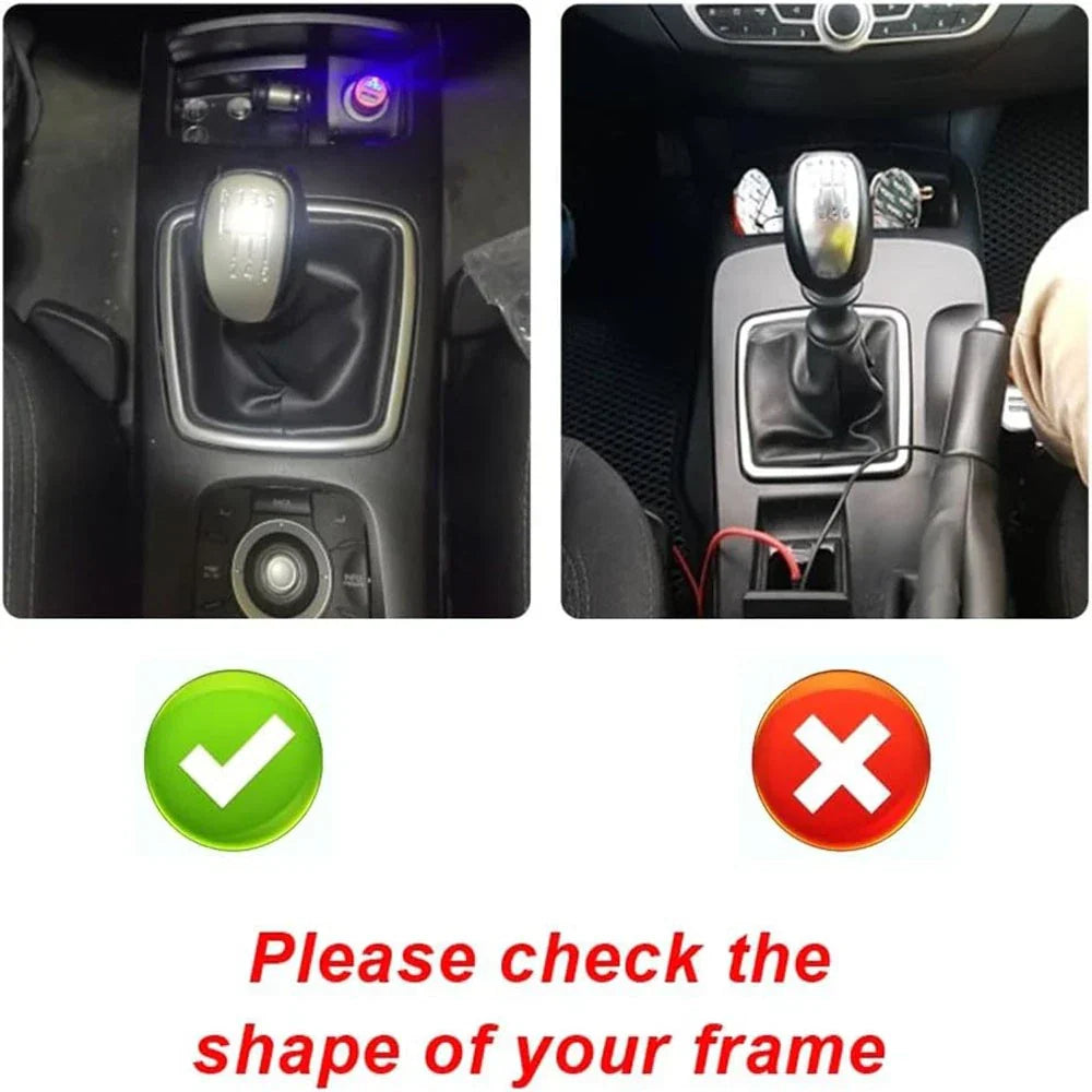 6 Speed Gear Shift Knob Gaiter Boot for RENAULT Laguna III (2007-2015)