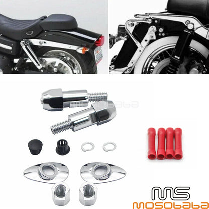 Detachable Sissy Bar Docking Hardware for Harley Dyna Wide Glide (06-08)