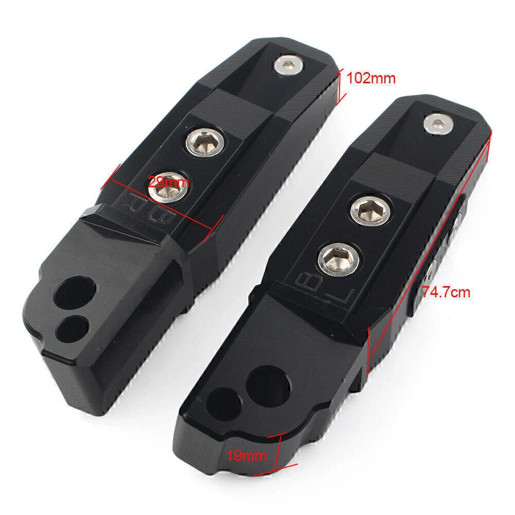 CNC Aluminum Rear Passenger Foot Pegs for BMW S1000RR (2009-2023)