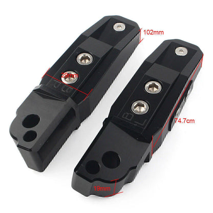 CNC Aluminum Rear Passenger Foot Pegs for BMW S1000RR (2009-2023)