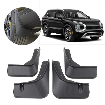 4pcs Wheel Mud Flaps for Mitsubishi Outlander PHEV (2022-2024)