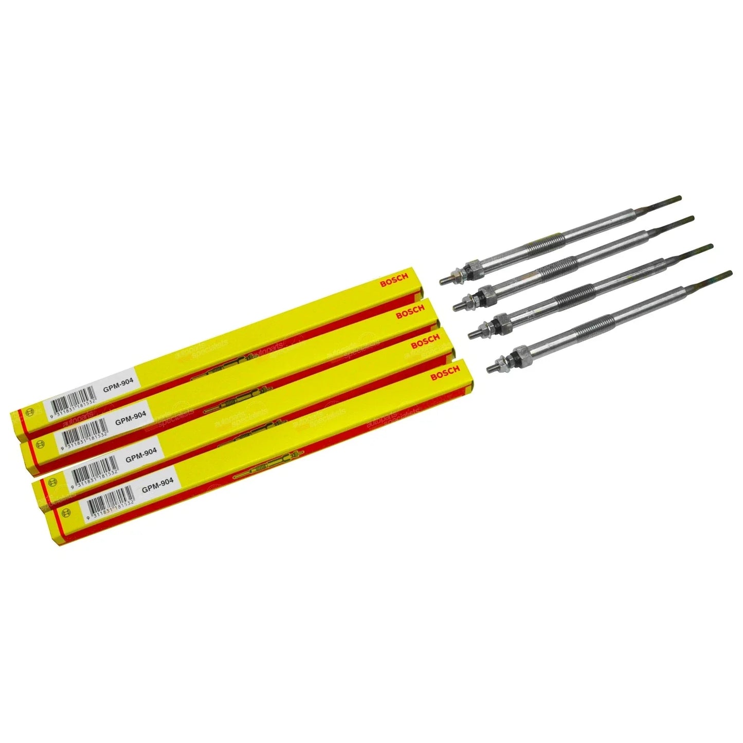 4 x Glow Plugs for Mitsubishi Pajero NM NP (2002-2006)