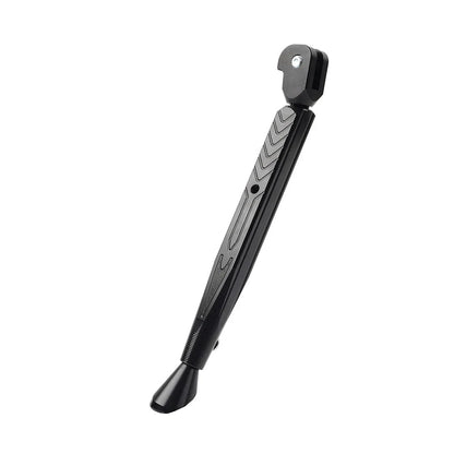 Black CNC Aluminum Adjustable Kickstand Foot for Universal Motorcycles